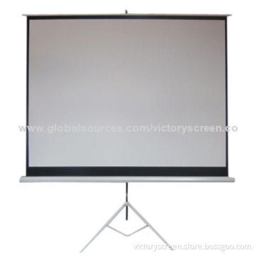 Tripod screen, 8484, 1:1, suitable for any application, especially for outdoor, matte white, good